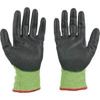 High Visibility Dipped Gloves, Size Small, 15 Gauge, Polyurethane Coated, Polyethylene Shell, ASTM ANSI Level A5 Solutions industrielles ALPHA