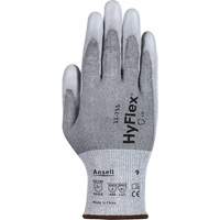 Gants r&eacute;sistants aux coupures 11-755  Hyflex, Taille 6, Calibre 18, Rev&ecirc;tement Polyur&eacute;thane, Enveloppe en Polyester/PEHP/Tungst&egrave;ne/Spandex, ASTM ANSI niveau A5/EN 388 niveau E Solutions industrielles ALPHA