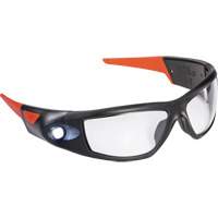 Lunettes de s&eacute;curit&eacute; &agrave; faisceau d'inspection rechargeable SPG500, Lentille Transparent, ANSI Z87+ Solutions industrielles ALPHA