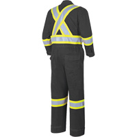 7702BK Combinaison ignifuge et r&eacute;sistant &agrave; l'arc &eacute;lectrique 88/12 FR-Tech, Taille 36, Noir, 9,7 cal/cm² Solutions industrielles ALPHA