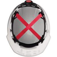 Casque de s&eacute;curit&eacute; &agrave; bordure avant, R&eacute;pond aux normes CSA type 1, Suspension Rochet, Non ventil&eacute; Solutions industrielles ALPHA