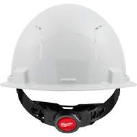 Casque de s&eacute;curit&eacute; &agrave; bordure avant, R&eacute;pond aux normes CSA type 1, Suspension Rochet, Ventil&eacute; Solutions industrielles ALPHA