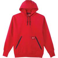 Chandail &agrave; capuchon lourd, Hommes, Petit, Rouge Solutions industrielles ALPHA
