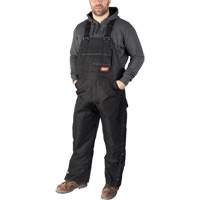 Salopette GridIron de longueur standard avec fermeture &agrave; glissi&egrave;re jusqu'&agrave; la cuisse, Hommes, Grand, Noir Solutions industrielles ALPHA