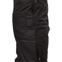Salopette GridIron de longueur standard avec fermeture &agrave; glissi&egrave;re jusqu'&agrave; la cuisse, Hommes, Grand, Noir Solutions industrielles ALPHA