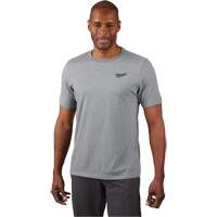 T-shirt de travail hybride, Hommes, Petit, Gris Solutions industrielles ALPHA