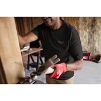 T-shirt de travail hybride, Hommes, Petit, Noir Solutions industrielles ALPHA