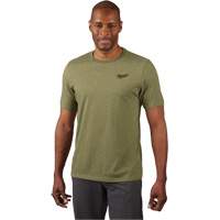 T-shirt de travail hybride, Hommes, Petit, Vert Solutions industrielles ALPHA