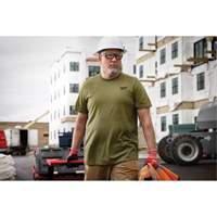 T-shirt de travail hybride, Hommes, Petit, Vert Solutions industrielles ALPHA