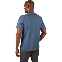 T-shirt de travail hybride, Hommes, Petit, Bleu Solutions industrielles ALPHA