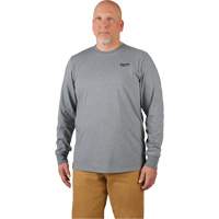 T-shirt de travail hybride, Hommes, Petit, Gris Solutions industrielles ALPHA