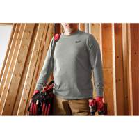 T-shirt de travail hybride, Hommes, Petit, Gris Solutions industrielles ALPHA