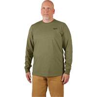 T-shirt de travail hybride, Hommes, Petit, Vert Solutions industrielles ALPHA