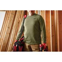 T-shirt de travail hybride, Hommes, Petit, Vert Solutions industrielles ALPHA