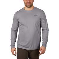 Chandail l&eacute;ger Workskin, Hommes, Petit, Gris Solutions industrielles ALPHA