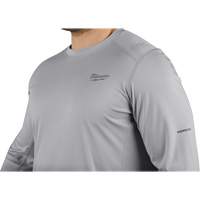 Chandail l&eacute;ger Workskin, Hommes, Petit, Gris Solutions industrielles ALPHA
