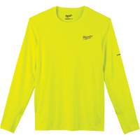 Chandail l&eacute;ger &agrave; haute visibilit&eacute; Workskin, Hommes, Petit, Jaune Solutions industrielles ALPHA