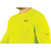 Chandail l&eacute;ger &agrave; haute visibilit&eacute; Workskin, Hommes, Petit, Jaune Solutions industrielles ALPHA