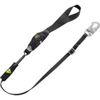 V-Series Utility Energy Absorbing Lanyard, 6', Snap Hook Center, Snap Hook Leg Ends, Nylon Solutions industrielles ALPHA