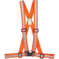 Traffic Harness, High Visibility Orange, Silver Reflective Colour, Medium Solutions industrielles ALPHA
