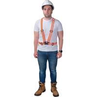 Traffic Harness, High Visibility Orange, Silver Reflective Colour, Medium Solutions industrielles ALPHA