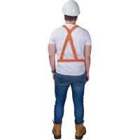 Traffic Harness, High Visibility Orange, Silver Reflective Colour, Medium Solutions industrielles ALPHA