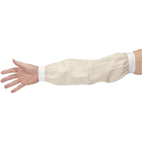 Manchettes, 18", Coton, Blanc Solutions industrielles ALPHA