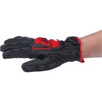Goatskin Impact Gloves, Small, Grain Leather Palm Solutions industrielles ALPHA