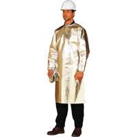 Long tablier/sarrau de protection thermique ALM 300, 48" lo, Fibre de verre aluminis&eacute;e Solutions industrielles ALPHA