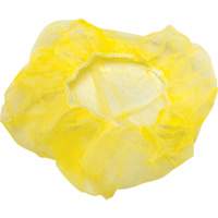 Bonnets bouffants, Polypropyl&egrave;ne, 21", Jaune Solutions industrielles ALPHA