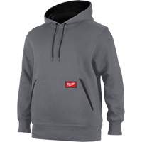 Chandail &agrave; capuchon d&eacute;paisseur moyenne, Hommes, Petit, Gris Solutions industrielles ALPHA