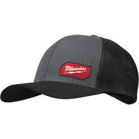 Gridiron Snapback Trucker Hat, Grey, Nylon/Poly-Cotton Solutions industrielles ALPHA