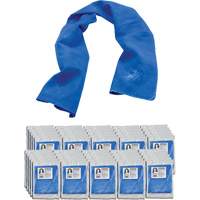 Serviette de refroidissement par &eacute;vaporation Chill-Its 6602, Bleu Solutions industrielles ALPHA