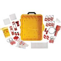 Electrical Lockout Station with Keyed Different Nylon Safety Lockout Padlocks, Plastic Padlocks, 60 Padlock Capacity, Padlocks Included Solutions industrielles ALPHA