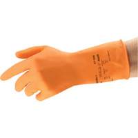 Gants r&eacute;sistants aux produits chimiques AlphaTec 87-320, Taille 9,5, 11,8" lo, Latex de caoutchouc, Doublure en Coton/Ouat&eacute;e, 17 mils Solutions industrielles ALPHA