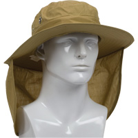 Chapeau forestier refroidissant par &eacute;vaporation EZ-Cool, Khaki Solutions industrielles ALPHA