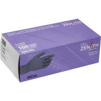 Medical Grade Disposable Gloves, X-Large, Nitrile, 6-mil, Powder-Free, Black, Class 2 Solutions industrielles ALPHA