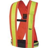 5593 Safety Sash, High Visibility Orange, Yellow Reflective Colour, One Size Solutions industrielles ALPHA