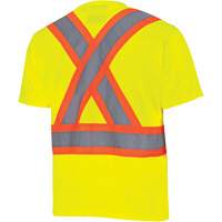 6991 Chandail de s&eacute;curit&eacute; en il-de-perdrix, Polyester, 3T-Grand, Jaune lime haute visibilit&eacute; Solutions industrielles ALPHA