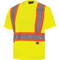 6991 Chandail de s&eacute;curit&eacute; en il-de-perdrix, Polyester, 3T-Grand, Jaune lime haute visibilit&eacute; Solutions industrielles ALPHA