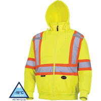 6925 Chandail &agrave; capuche, T-petit, Jaune haute visibilit&eacute; Solutions industrielles ALPHA