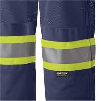 6003P Traffic Safety Pants, Polyester, X-Small, Navy Blue Solutions industrielles ALPHA