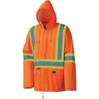 5598 Combinaison de pluie imperm&eacute;able et l&eacute;g&egrave;re, Polyester/PVC, Petit, Orange haute visibilit&eacute; Solutions industrielles ALPHA