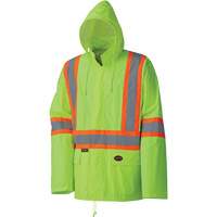 5599 Combinaison de pluie imperm&eacute;able et l&eacute;g&egrave;re, Polyester/PVC, T-petit, Jaune lime haute visibilit&eacute; Solutions industrielles ALPHA