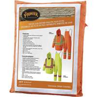 5608 Combinaison de pluie imperm&eacute;able 210D, Polyester/PVC, Petit, Orange haute visibilit&eacute; Solutions industrielles ALPHA