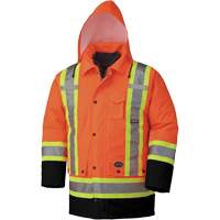 5020BB Manteau de s&eacute;curit&eacute; 7 en 1 imperm&eacute;able, Orange haute visibilit&eacute;, 2T-Grand Solutions industrielles ALPHA