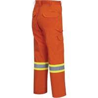 4462 Bright Safety Cargo Pants with Startech&reg; Tape, Cotton, 30, High Visibility Orange Solutions industrielles ALPHA