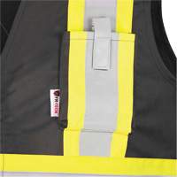 7729 Veste r&eacute;sistante aux arcs &eacute;lectriques FR-Tech, Petit, Noir, 10 cal/cm² Solutions industrielles ALPHA