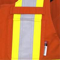 7712 Combinaison ignifuge FR-Tech, Petit, Orange haute visibilit&eacute; Solutions industrielles ALPHA