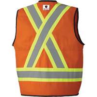 7732 Veste d'arpenteur ignifuge et r&eacute;sistant aux arcs &eacute;lectriques FR-Tech, Petit, Orange haute visibilit&eacute;, 9,7 cal/cm² Solutions industrielles ALPHA